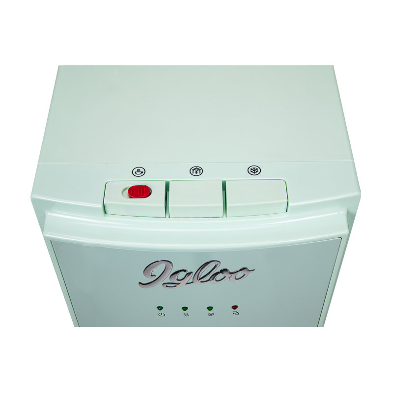 Igloo Retro Bottom Load Water Cooler Dispenser, Hot, Cold Water, Holds